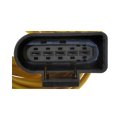 Pigtail Connector For Volkswagen Clasico 2011 Plastic Black Female Blade Terminal Replacement 1j0973775a Oval Shape 18 Ga Wire 