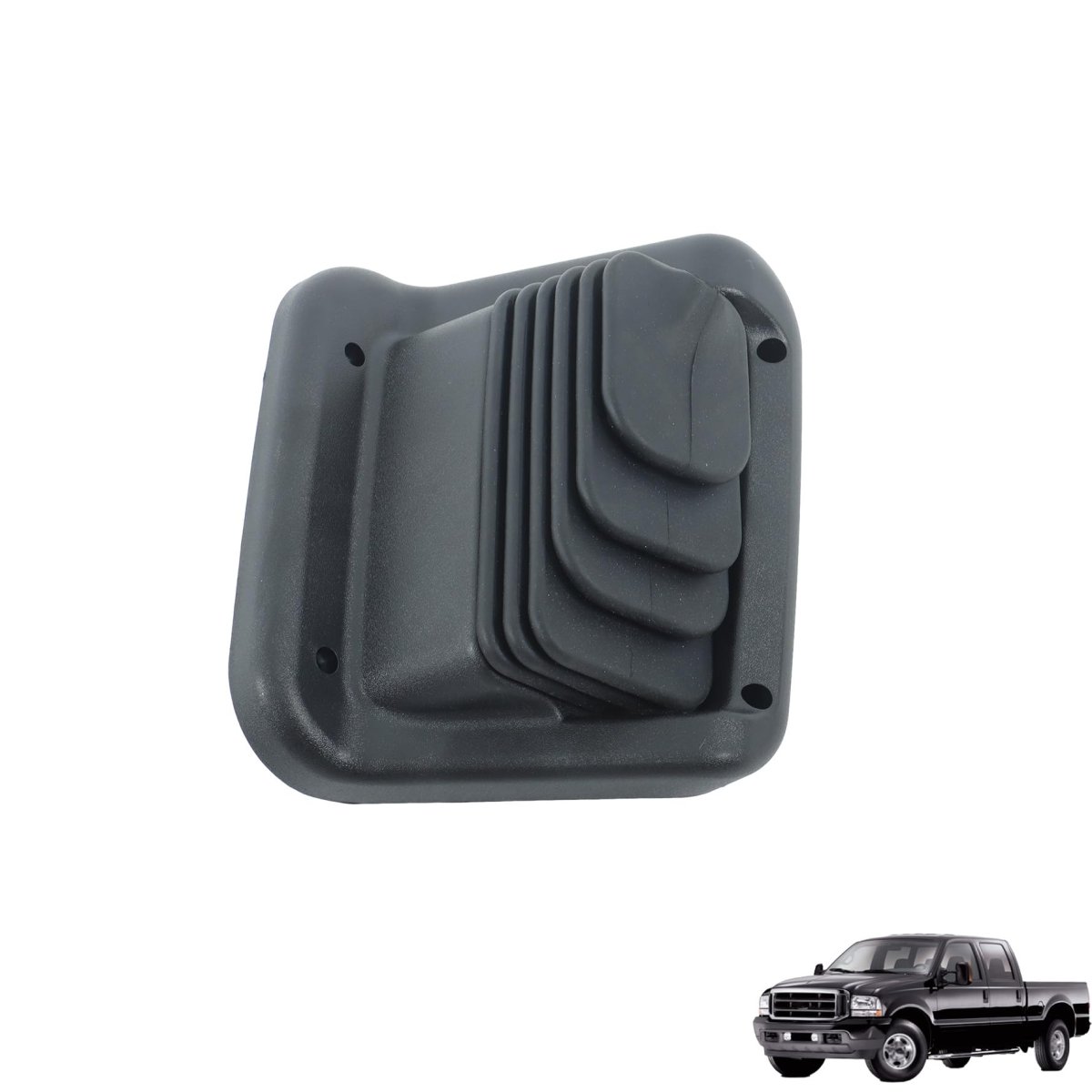 4x4 Transfer Case Manual Shifter Boot For F250 1999 2007 And F350 Black Plastic Replacement F81z 7277 Bc