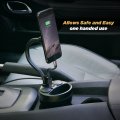 Scosche Magpcup Magicmount Powerhub Magnetic Cup Holder Phone Mount For Car Charge Multiple Devices Adjustable To Fit Most