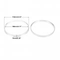 X Autohaux 4pcs Od 110mm To Id 106mm Aluminium Alloy Car Hub Centric Rings Wheel Bore Center Spacer