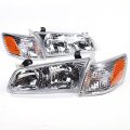 Ensyusuma For 2000 2001toyota Camry Headlight Assembly Pair Left Driver And Right Passenger Side Headlights Replacement Halogen 