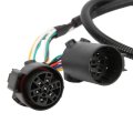 Trailer Wiring Harness Extension With 7pin Connector Fit For Longlasting Wire Adapter Truck Bed 3 6ft
