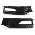 Front Bumper Fog Light Lamp Cover Grille Driver And Passenger Side For Audi A4 S-line S4 2013-2015 8k0807681l 8k0807682m 