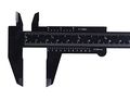 Penta Angel 2pcs Plastic Caliper Inch Metric 6inch 150mm Mini Double Scale Ruler Measuring Tool For Student