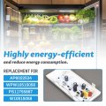 Hecasa W10515058 Refrigerator Led Light For Whirlpool Ap6022534 Wpw10515058 Ps11755867 Replacement Only Lamp Clear Lens Plastic
