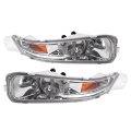 Turn Signal Lights For 2005 2006 2007 2008 2009 Ford Mustang Front Bumper Side Marker Lamps Clear Lens Chrome Housing Pair