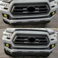 Kuafu Front Grille Trim Bezel Compatible With 2016-2023 Toyota Tacoma 5271104010 Black Bumper Grill Molding