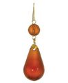 Bp Lamp 1 8 30mm Amber Tear Drop Prism Brass Pins 