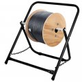 Adirpro Durable Single Axle Cable Caddy Commercial Industrial Grade Steel Wire Rack Dispenser Compact Design Holds Reels Up To 