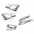 Ultra Chrome Towing Mirror Door Handle And Tailgate Cover For 07-14 Chevy Silverado Gmc Sierra 2500 3500 Heavy Duty 2 Doors