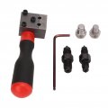 Brake Line Flaring Tool 3 16 In And 1 4 Copper Tube Single Double Flare Adapter Universal Auto Repair Kit With Storage Box