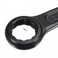 Uxcell 55mm Box End Striking Ring Wrench High Tensile Steel Single Head Spanner Hand Tool
