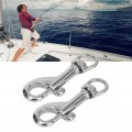 Qanyegn Single Ended Bolts Hook Rotating Eye Diving Clips Keychain Holder For Dog Leash Key Chain
