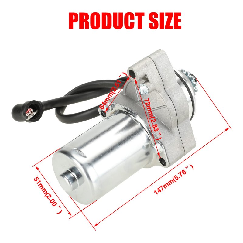 Grehua 3 Bolt Starter With Line Motor Solenoid Relay Spark Plug For 50cc 70cc 90cc 110cc 125cc Taotao Db27 Apollo Ssr Roketa Go