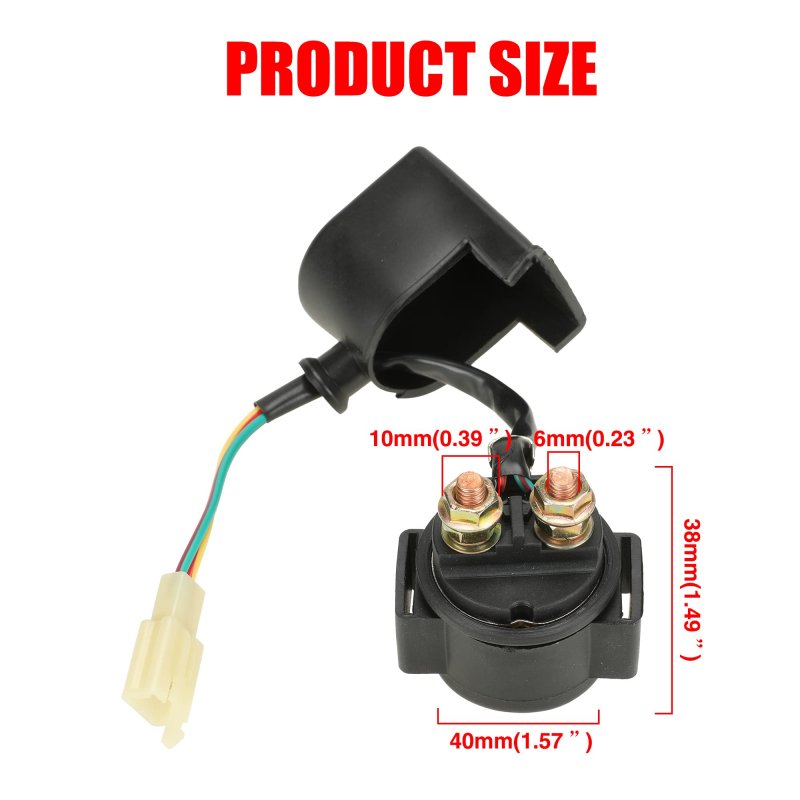 Grehua 3 Bolt Starter With Line Motor Solenoid Relay Spark Plug For 50cc 70cc 90cc 110cc 125cc Taotao Db27 Apollo Ssr Roketa Go