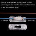 Uxcell Inline Cord Switch Ac 250v 2a Spst Feed-through Rocker For Bedroom Table Lamp Desk Light Clear Pack Of 2