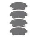 Front Brake Pads For 2000 Toyota Celica 4000 Hybridynamic Series Mechanical Wear Sensor 4 59 In Width 2 02 Height 0 65 