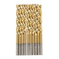 Lyws 99pcs 1 5mm-10mm Titanium Coated Hss High Speed Steel Drill Bit Set Tool