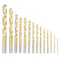 Lyws 99pcs 1 5mm-10mm Titanium Coated Hss High Speed Steel Drill Bit Set Tool