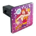 Wonder Woman Step Aside Boys Trailer Hitch Cover Plug Insert For 1 25 In Receivers Durable Black Abs Plastic With Uv Resistant