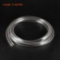 Uxcell Pvc Clear Vinyl Tubing 12mm 1 2 Id 16mm 5 8 Od 6 6ft Plastic Pipe Air Water Hose With Clamps