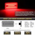 Vipmotoz Front Amber Rear Red Led Strip Side Marker Lights For 2002-2018 Mercedes-benz W463 G-wagon G500 G550 G55 G63 Amg