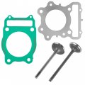 Caltric Valves And Head Base Gaskets Kit Compatible With Honda Big Red Atc250es 1985 1986 1987
