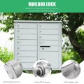 L-1172c Mailbox Lock Replacement For Replacing C9100 Key Locks Nickel Finish