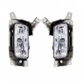 Labwork 1 Pair Fog Lights Lamps Replacement For 2014-2015 Kia Sorento Clear Lens With Bulbs Bezel Kit Driving Driver And
