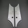 Smt-billet Saddlebag Latch Cover Compatible With Touring Hard Bags Flhx 1993-2013 Chrome B06xkc9dqk