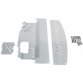Hecasa Engine Splash Shield Compatible With 2007-2015 Infiniti G35 G37 Q40 Q60 2009-2019 Nissan 370z Under Tray Cover Skid