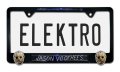Friday The 13th Jason Voorhees License Plate Frame 3d Domed Graphics Powder Coated Metal Universal Fit For 12 In X 6 Standard