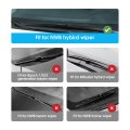 Wiper Blade Refills 8 5mm For 19 In Hybrid Windshield Wipers Set Of 2 Black Rubber Replacement Strips