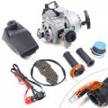 Kinhall 49cc 2 Stroke Pull Start Engine Starter Motor Single Cylinder Gasoline Electric Bike Scooter For Pocket Mini Dirt Atv 
