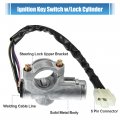 X Autohaux Ignition Key Switch Steering Lock Cylinder W Key 48700-01g25 For Nissan D21 Pathfinder Pickup 1986-1997 Manual