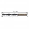 Uxcell Straight Shank Twist Drill Bits 12mm High Speed Steel 4341 With 2 Pcs For Stainless Alloy Metal Plastic Wood