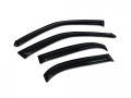 R L Racing Smoke Sun Rain Guard Deflector Window For 1998-2002 Toyota Corolla Chevy Prizm 4pc 