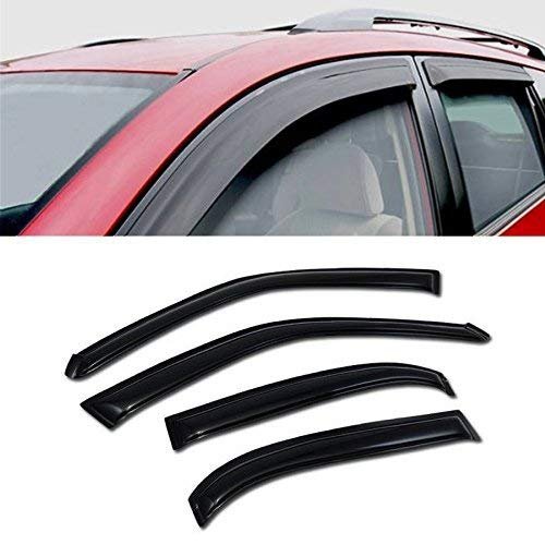 R L Racing Smoke Sun Rain Guard Deflector Window For 1998-2002 Toyota Corolla Chevy Prizm 4pc