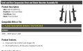 Front And Rear Strut Shock Absorber Assembly Kit 4 Piece Compatible With 2001-2003 Saturn L200