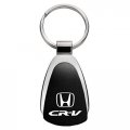 Au-tomotive Gold Inc Officially Licensed Black Teardrop Key Chain For Honda Cr-v