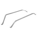 St248 Fuel Tank Strap Black Alloy Steel Direct Fit For Plastic Tanks Double Layered Mounting Brackets 