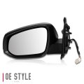 To1320348 Factory Style Driver Left Side Mirror Manual Folding Power Adjust Heated Glass Compatible With Toyota Tacoma 16-17