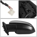 To1320348 Factory Style Driver Left Side Mirror Manual Folding Power Adjust Heated Glass Compatible With Toyota Tacoma 16-17