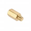 Uxcell M3x8mm 3mm Male-female Brass Hex Pcb Motherboard Spacer Standoff For Fpv Drone Quadcopter Computer Circuit Board 100pcs