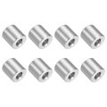 8pcs 304 Stainless Steel Spacer 6mm Id X 14mm Od 15mm Length 24 55 0 59 Inch Screw Standoff Bushing Plain Finish Unthreaded 