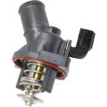 Thermostat Housing For Mazda B2300 2001 2002 2003 Black Plastic 3 Bolt Hole With And Sensor 1s7z8575ag 