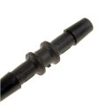 Hvac Heater Hose Connector Plastic Barb End 1 And 2 180 Degrees Fitting Angle Rlx-wop-47090-cl360a50 Black