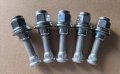 5pcs Grade 10 9 Wheel Studs 610-266 M12x1 5 Bolts 37mm Height Chrome Lug Nuts For Toyota Lexus 