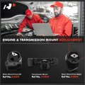 A-premium 3pcs Engine Motor Mount And Transmission Kit Compatible With Jeep Zj Series Grand Wagoneer 1993 1994 1995 1996 5 2l