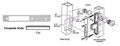 Aluminum Flat Faceplate For Dl2110 Series Long Throw Deadlocks Dl2111a 1 In X 6 875 